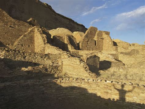 On a recent visit to the Chaco Canyon Anasazi ruins in New Mexico, my wife raised he arms in ...