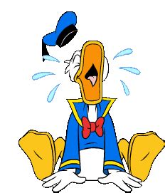 Donald Duck Sticker - Donald Duck Crying - Descubrir y compartir GIFs