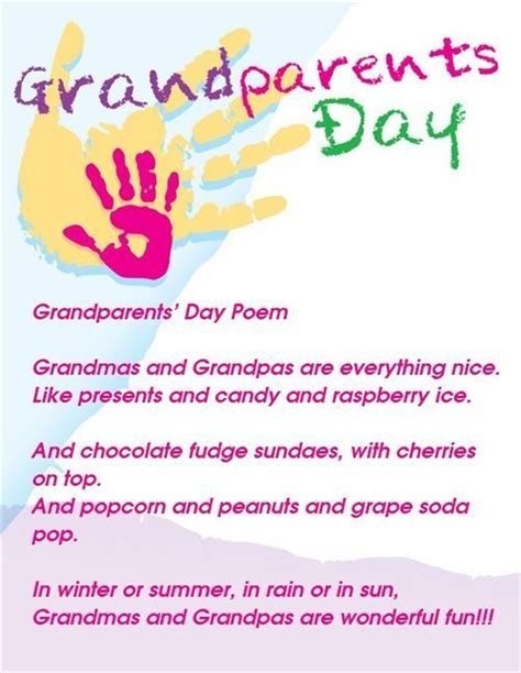 Grandparents day poem, Grandparents day, Happy grandparents day