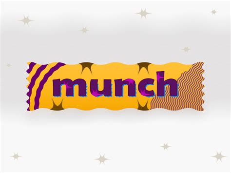 munch-my-fav-chocolate-bar by Sonali S Shinde on Dribbble