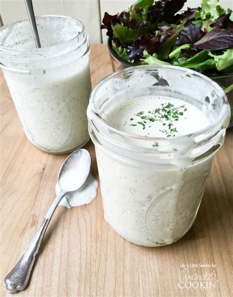 Buttermilk Ranch Dressing Recipe: homemade ranch dressing