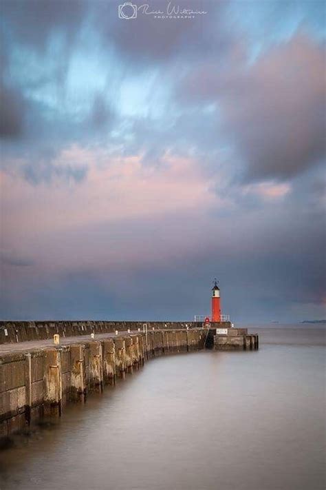 Watchet Harbour Lighthouse, Watchet, England — by Rich Wiltshire | Harbour, Wiltshire, England