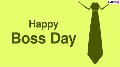 Festivals & Events News | National Boss's Day 2020 Wishes, Messages & HD Images to Appreciate ...