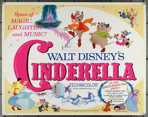 Buy Cinderella (1950) Original Movie 22x28 Lightly folded, kept flat ...