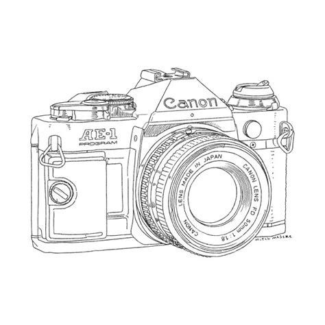 Canon Camera Sketch at PaintingValley.com | Explore collection of Canon Camera Sketch