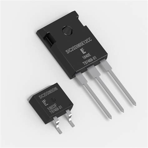 650V SiC Schottky Diodes with Current Ratings from 6A to 40A