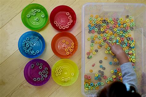 Color Sorting with Cereal 2024 - Entertain Your Toddler