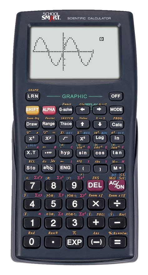 School Smart Scientific Graphing Calculator, 10 + 2 Dot Matrix