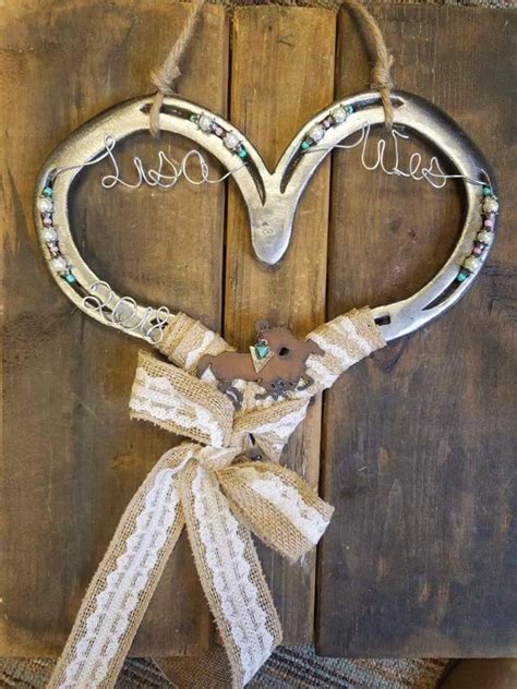 Wedding Horseshoe Horse Gift Horseshoe Decor Decorated | Etsy