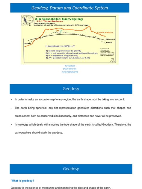 3- Basic Geodesy, GCSystem | PDF | Geodesy | Latitude