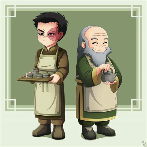 Zuko and Iroh by xXUnicornXx on DeviantArt