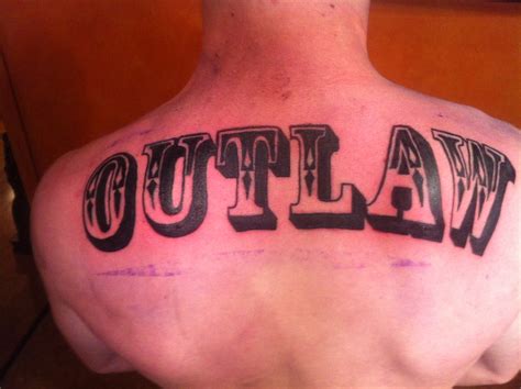 Outlaw Word | Ink Wave Tattoos | Flickr