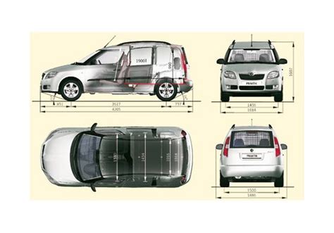 Download drawing Skoda Praktik Minivan 2007 in ai pdf png svg formats