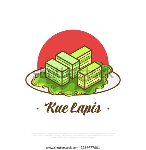 Kue Lapis Indonesian Traditional Food Snack Stock Vector (Royalty Free) 2239977601 | Shutterstock