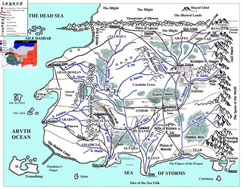 Exploring The Fascinating World Of Wheel Of Time Maps - Map Of The Usa