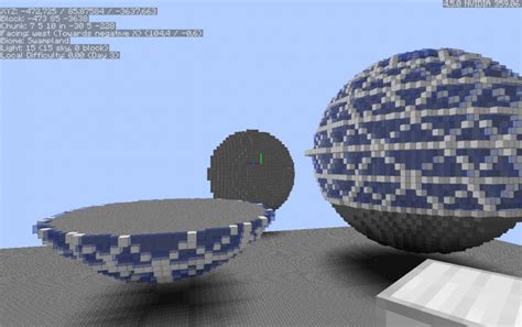 Minecraft Sphere Schematic