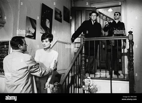 Richard Crenna, Audrey Hepburn, Jack Weston, and Allen Arkin, "Wait Until Dark" 1967 Warner Bros ...