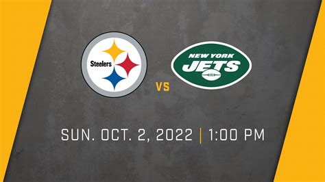 Pittsburgh Steelers vs. New York Jets - 2022 NFL Regular Season Week 4 - Acrisure Stadium in ...