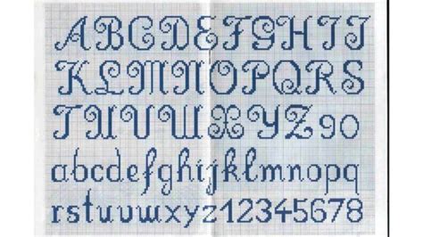 Filet crochet alphabet - MyCrochetPattern