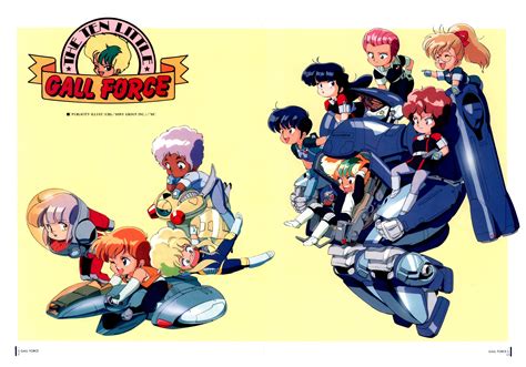 Wallpaper : Gall Force, Kenichi Sonoda, anime girls, science fiction, chibi 3000x2100 - Kraven1 ...