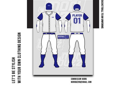 Baseball uniform design by Moribuzz on Dribbble