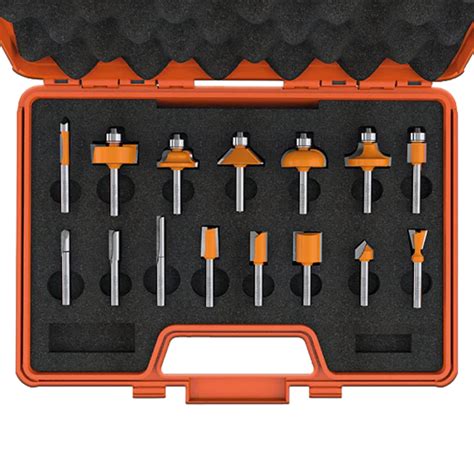 Router Bits || 15 Piece || 6,35 mm Shank || CMT - The Hammerstroke