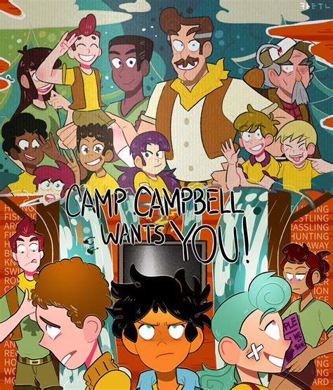 Camp Campbell Wants YOU! | Мультфильмы, Фан арт, Рисунки девушки