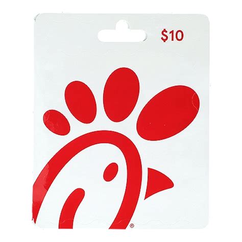 Chick Fil A $10 Gift Card, 1 each