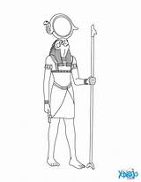 Hellokids Egipto Colorear Antiguo Printable Pintar Egypte Gods Egito  sketch template