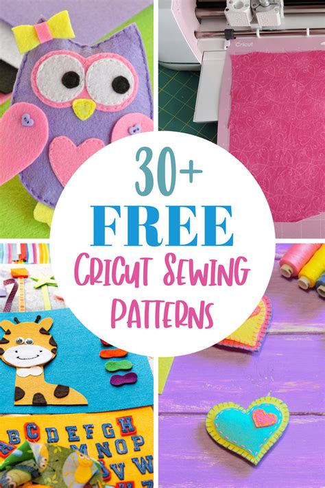 30+ FREE Cricut Sewing Patterns & Projects To Stitch