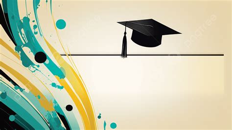 Graduation Season Bachelor Cap Abstract Illustration Background, Graduation Season, Bachelor Cap ...