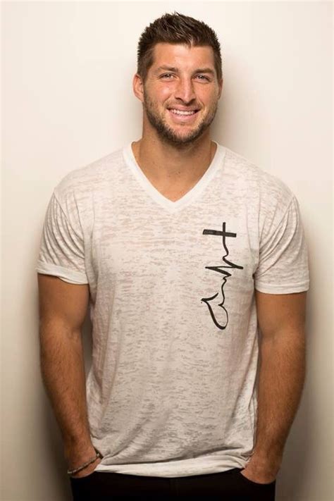 Tim Tebow with Faith Hope and Love shirt | Tim tebow, Tim tebow foundation, Good looking men