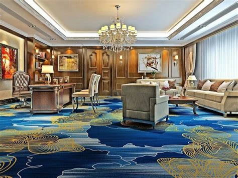 100%Nylon Printed Hotel Room Carpet Luxury Modern Hotel Room Carpet