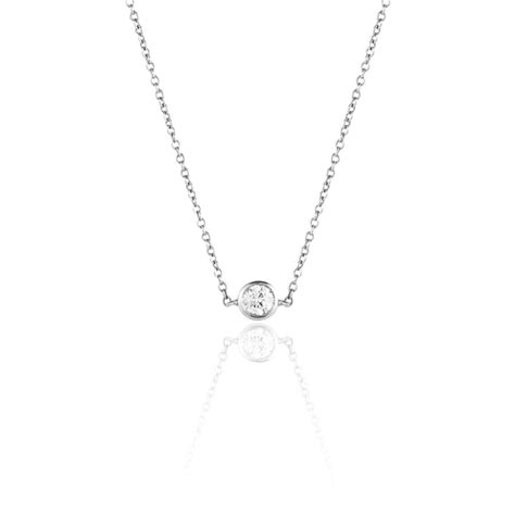 One Diamond Necklace in white gold | Discover now – Sophie by Sophie