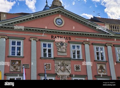 old town hall in Wiener Neustadt, Austria Stock Photo - Alamy