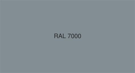 RAL Squirrel grey [RAL 7000] Color in RAL Classic chart