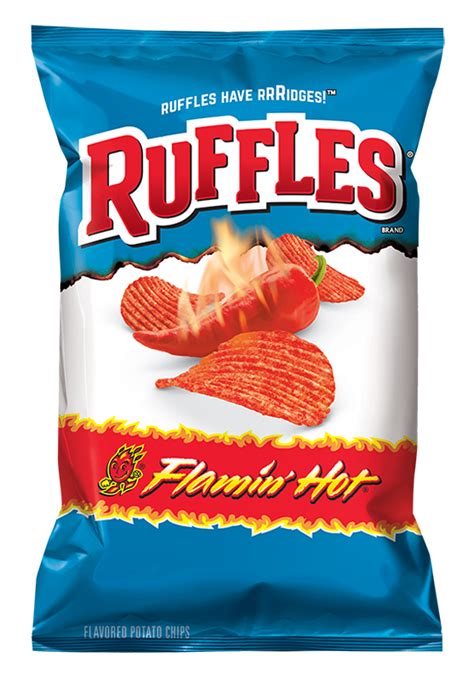 RUFFLES® FLAMIN' HOT® Flavored Potato Chips | Ruffles