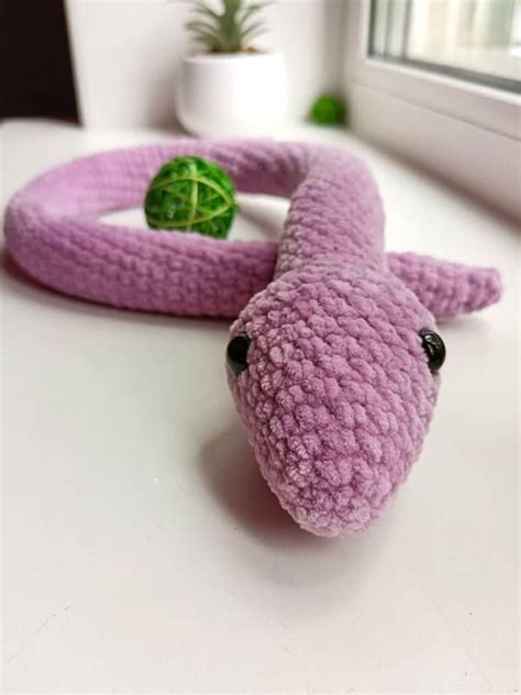 PDF Crochet Big Snake Amigurumi Free Pattern - Lovelycraft