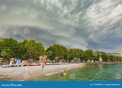 August 12 2019 - Severe Weather at Desenzano Del Garda, Lombardy, Italy ...