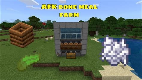 how to build a AFK bone meal farm - YouTube