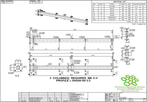 Steel Shop Drawings- How It Makes Fabrication Easy! - 7Continents Engineering Solutions