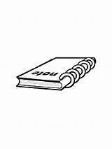 Notebook Coloring Pages  Coloring Nation sketch template