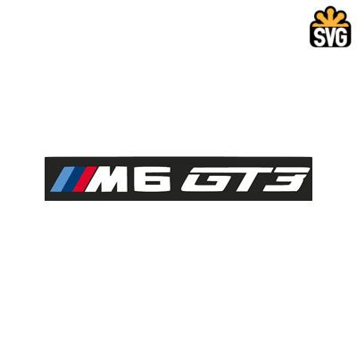 BMW M6 GT3 Logo SVG Digital Download, BMW M6 GT3 Logo SVG Vector ...