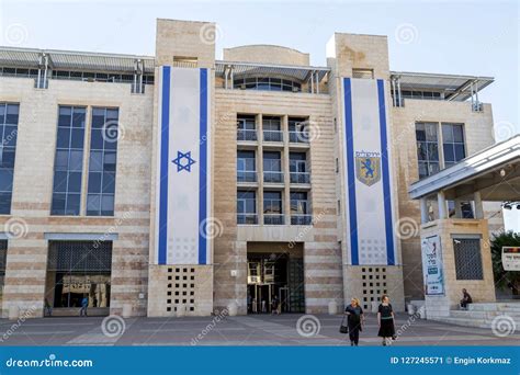 Municipal Complex and City Hall of Jerusalem Editorial Photo - Image of office, asia: 127245571