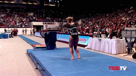 Alabama Gymnastics: Kaitlyn Clark on the Vault vs. UCLA - YouTube