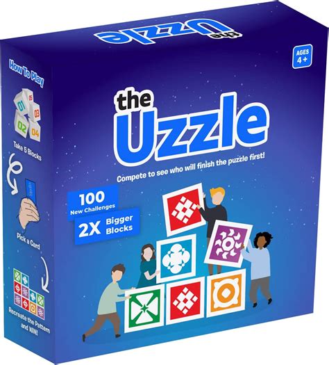 Buy The Uzzle 2.0 Board Game, Popular Family Board Games for Adults ...