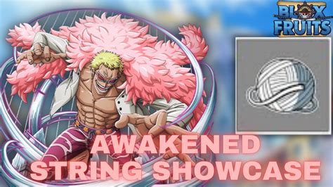 Awakened string fruit showcase and combos in blox fruits | 1-minute ...