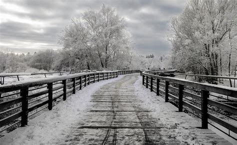 Winter Bridge Photograph by Dawn Van Doorn - Fine Art America