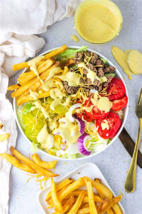 Big Mac In A Bowl [Hamburger Salad] - Colleen Christensen Nutrition