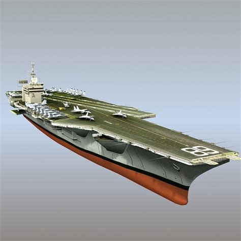 3d model uss nimitz